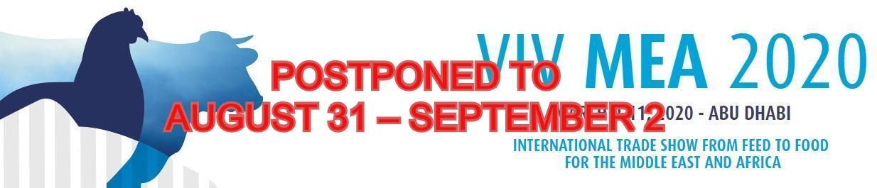 VIV MEA 2020 has been postponed